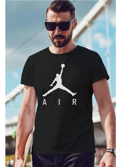 Air Jordan 03 Siyah NBA Erkek Tshirt - Tişört