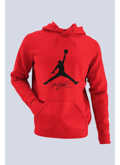 Air Jordan 06 Kırmızı NBA Erkek Kapşonlu Sweatshirt - Hoodie