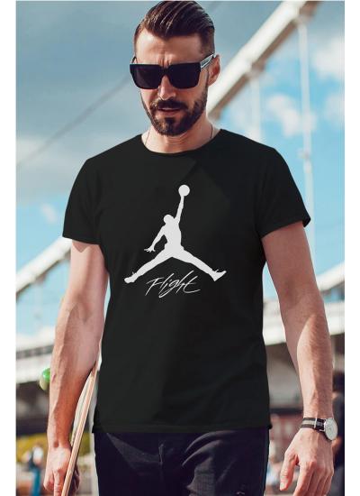 Air Jordan 06 Siyah NBA Erkek Tshirt - Tişört