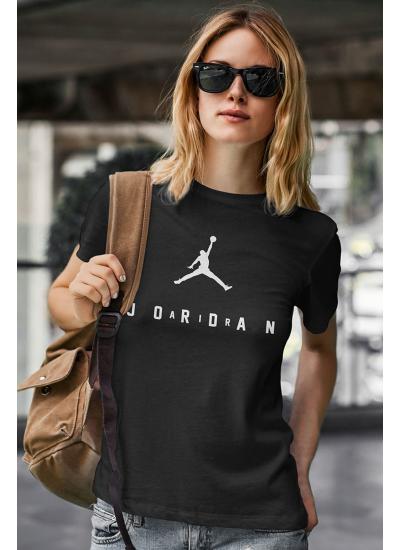 Air Jordan 10 Siyah NBA Kadın Tshirt - Tişört