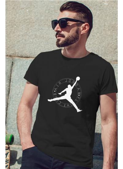 Air Jordan 19 Siyah NBA Erkek Tshirt - Tişört