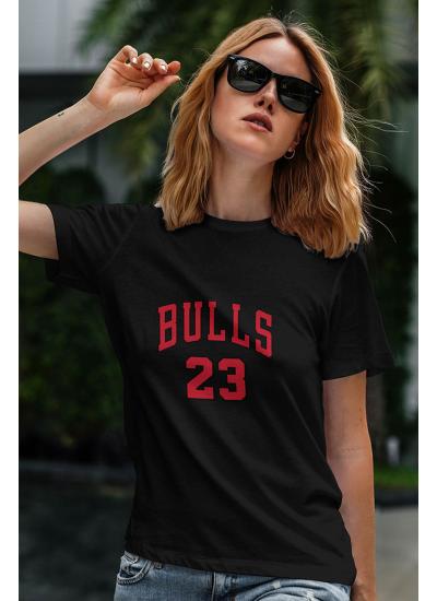 Air Jordan 25 Siyah NBA Kadın Tshirt - Tişört