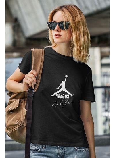 Air Jordan 39 Siyah NBA Kadın Tshirt - Tişört