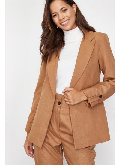 Kadın Vizon Kol Detaylı Ceket